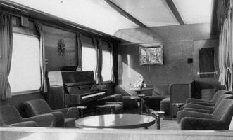 AFB lounge car interior, 1963.