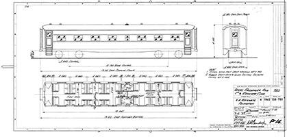 750 First and Economy Steel Passenger Car
