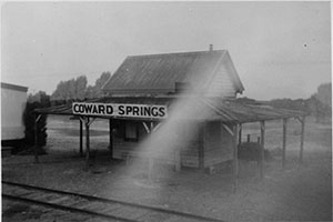 1954 - Coward Springs station building