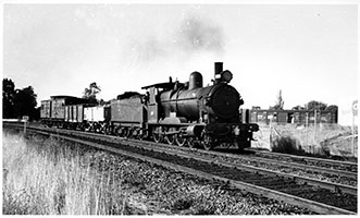 1.3.1964 - loco SAR Rx215 on Willunga goods - Goodwood