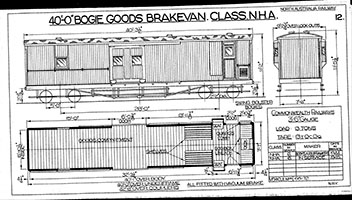 40ft 0in bogie goods brakevan NHA class