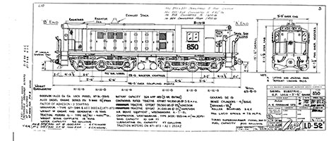 830 Class Diesel Electric G.P. Loco NG - LD52